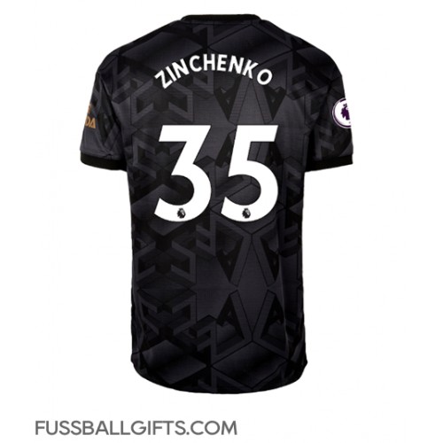 Arsenal Oleksandr Zinchenko #35 Fußballbekleidung Auswärtstrikot 2022-23 Kurzarm
